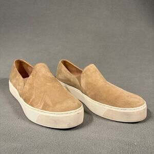 Stuart Weitzman Slip-On‎ Sneakers 7.5M Tan Women’s 52530 casual shoes